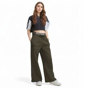 Under Armour  Women's Icon Fleece Wide Leg Pants Dance Baggy Gray S